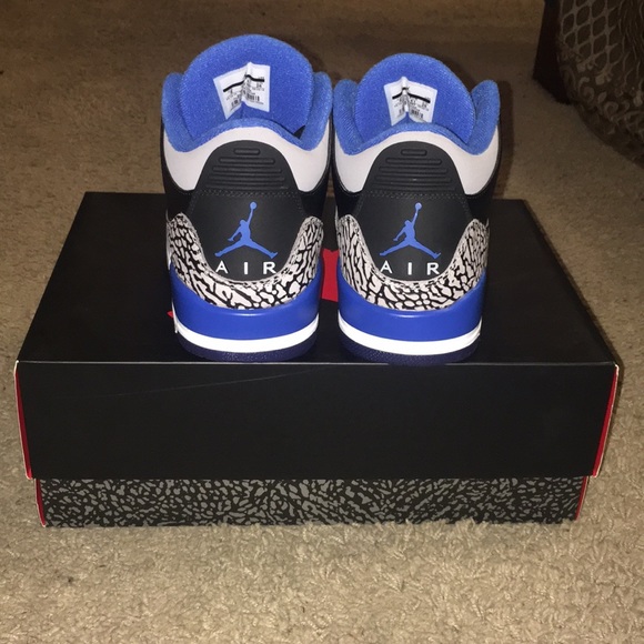 Air Jordan 3 “Sports Blue” - Picture 3 of 5